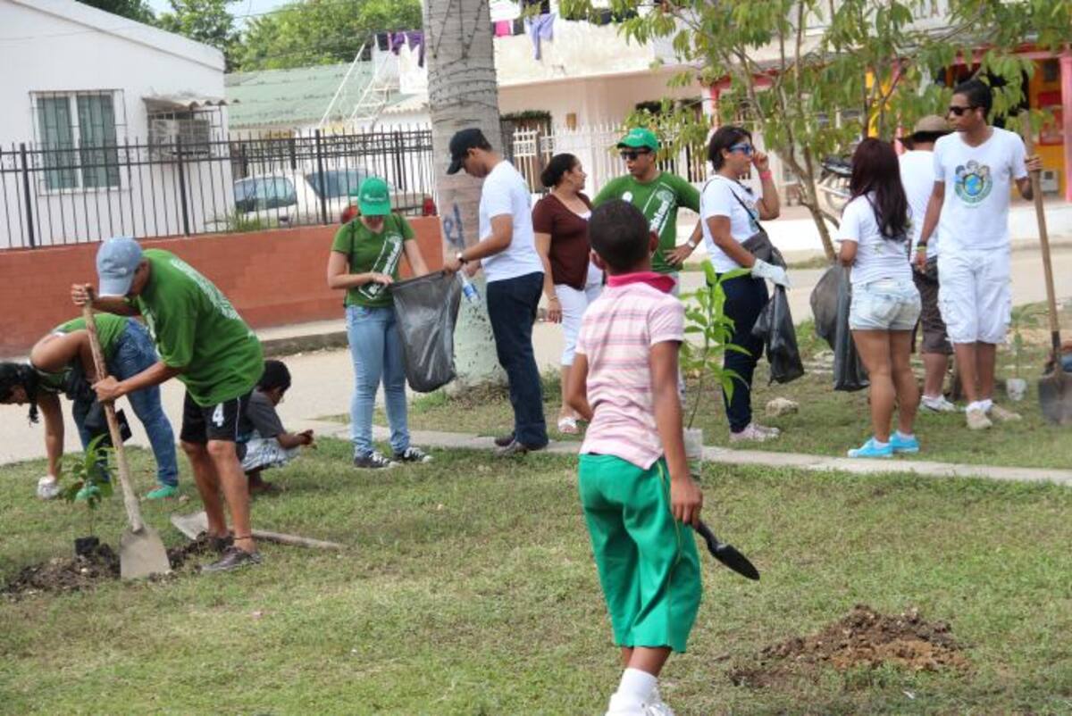 A la jornada se unieron niños, jóvenes y adultos de Villa Grande de Indias. SANTIAGO PRECIADO PUA - EL UNIVERSAL