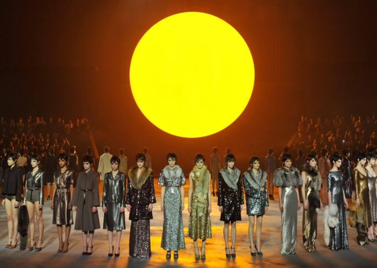 Modelos que participaron en Fashion Week New York 2013 AFP