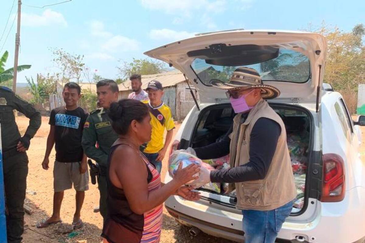 Empresas en Cartagena se suman a entrega de ayudas en medio de la cuarentena
