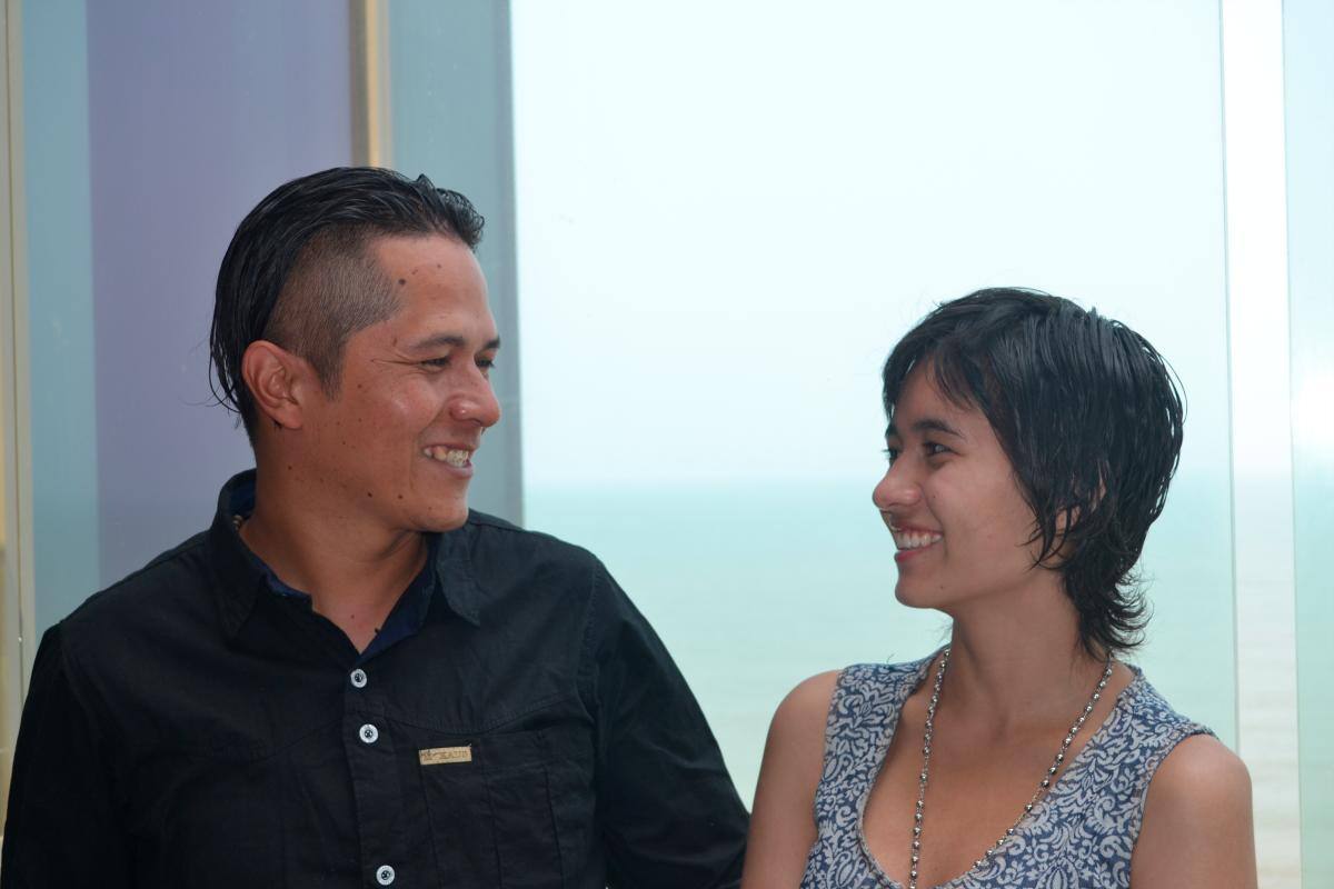 Wilson Tovar y su hija, Laura.