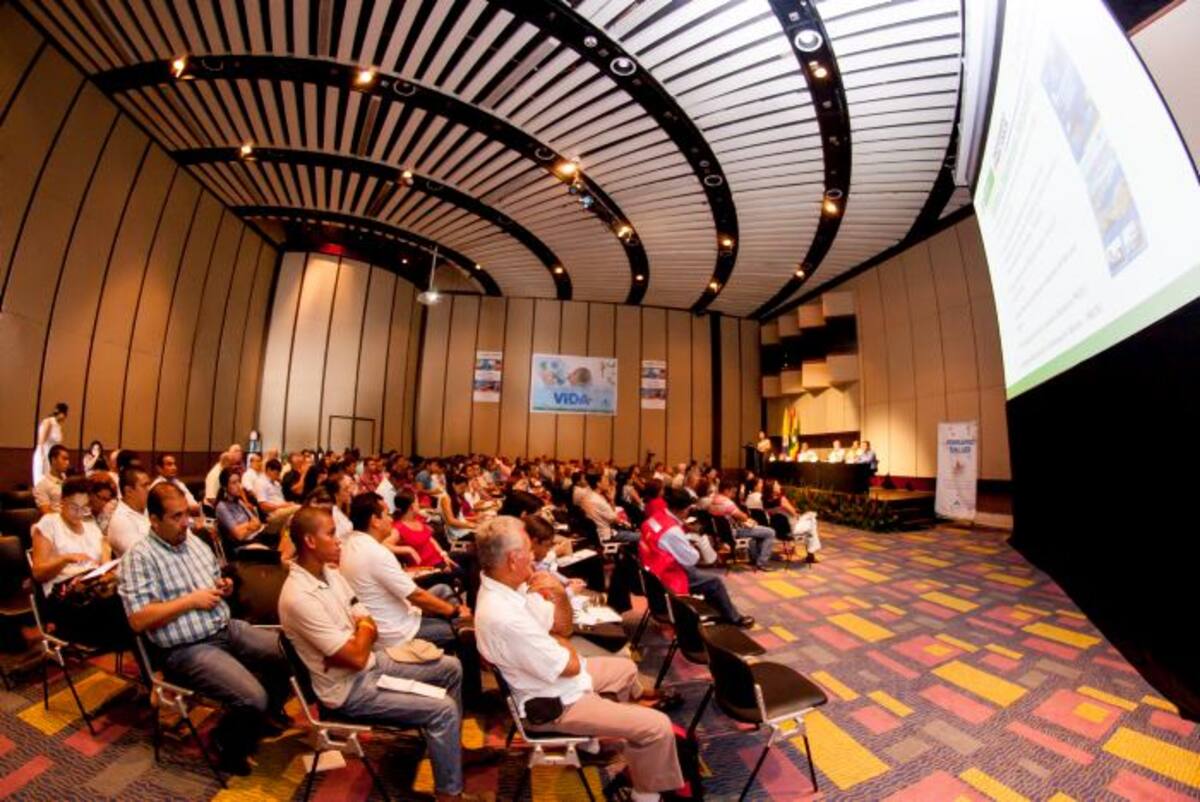 El evento de aguas residuales tuvo lugar en el Centro de Convenciones Julio César Turbay. foto cortesía