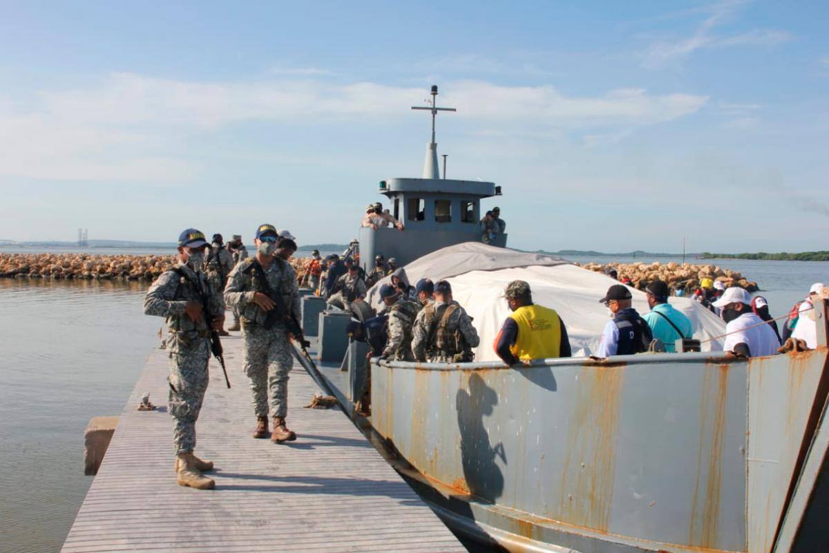 Bocachica recibió más de 2.300 ayudas humanitarias