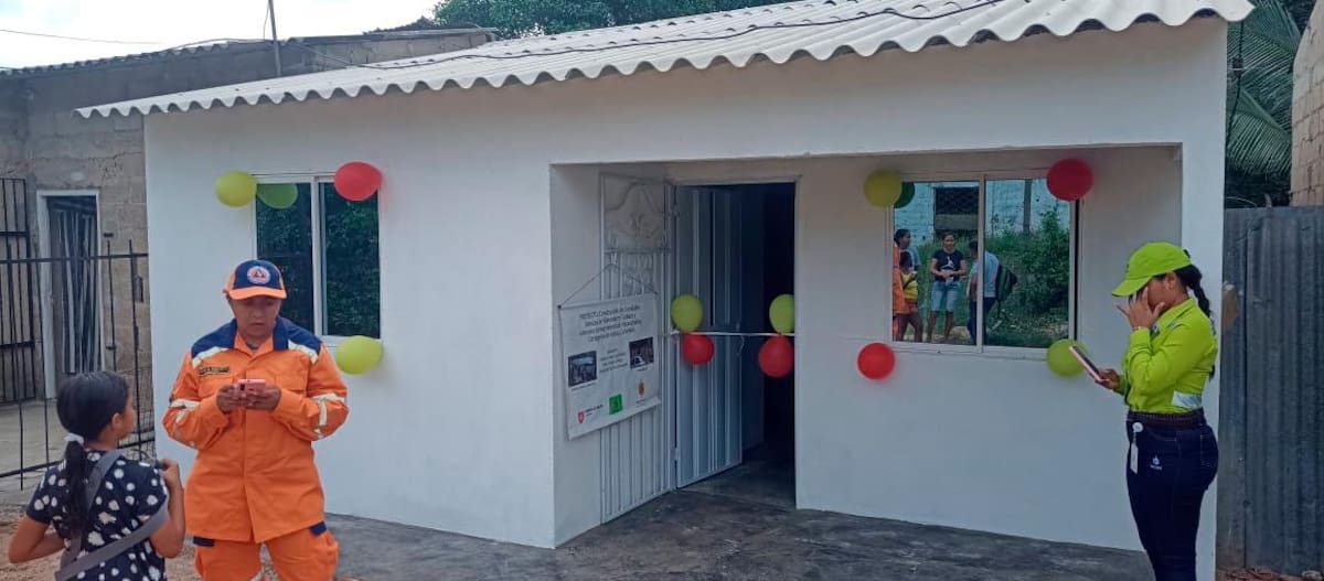 Las viviendas fueron mejoradas para beneficio de dos adultas mayores de Turbaco.