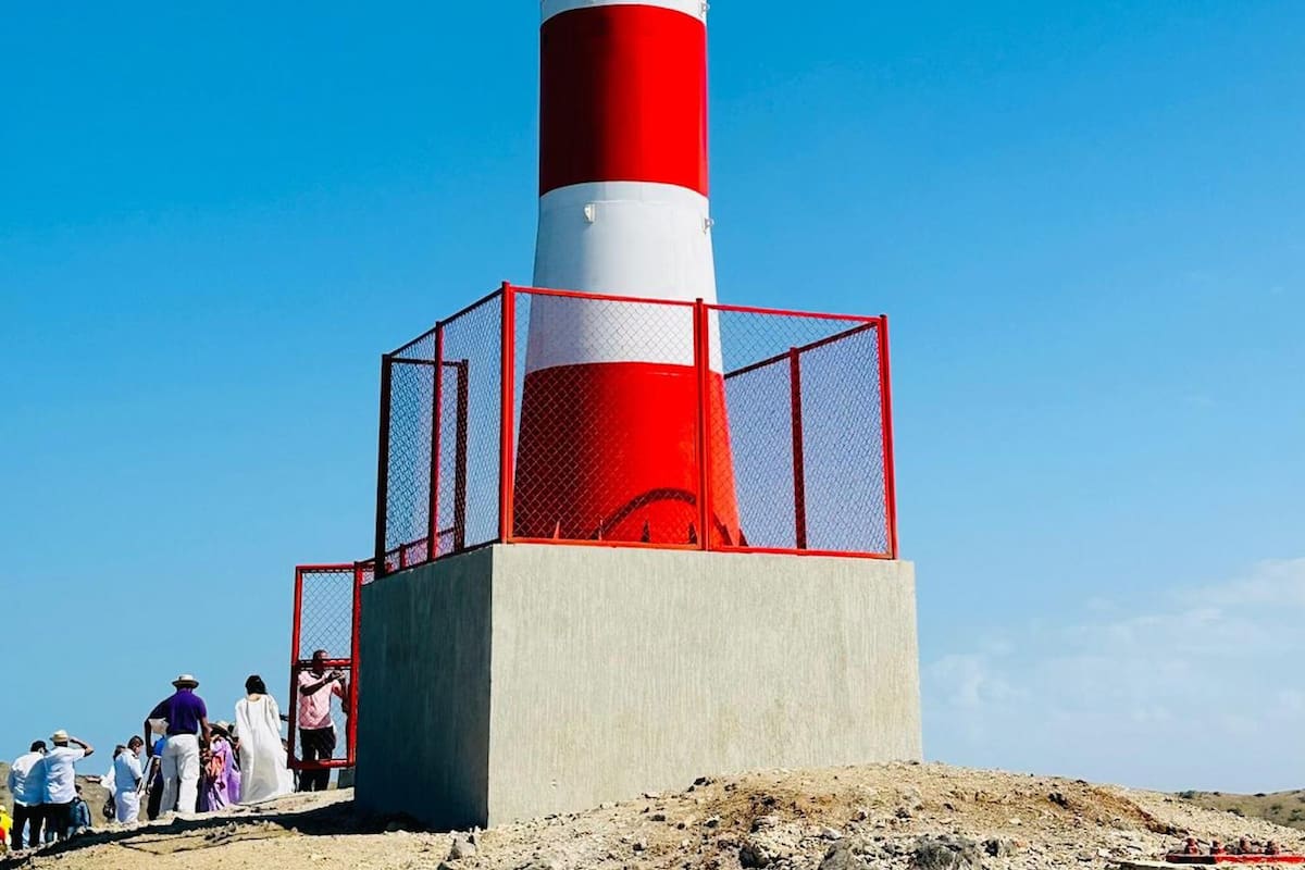 Cabo de la Vela, de la Alta Guajira, estrena faro con tecnología de punta