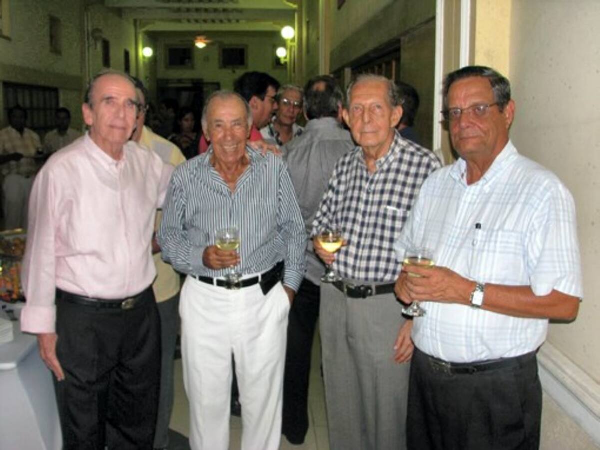 Enrique Ghisays, Henry Char, Demetrio Saer y Raimundo Delgado.