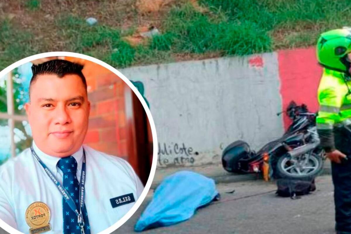 En video quedó accidente de tránsito en Santander en que murió bolivarense