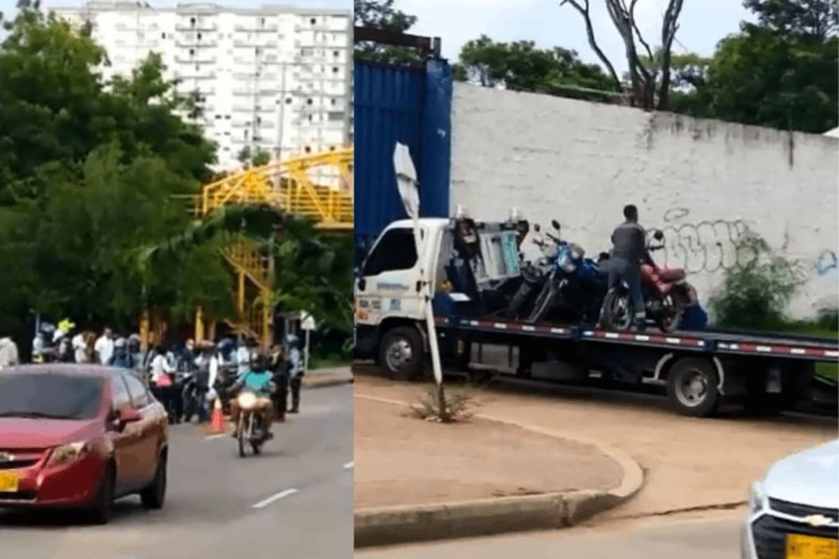 Video: grúa “exprés” guarda motos en Cartagena, esto responde el DATT