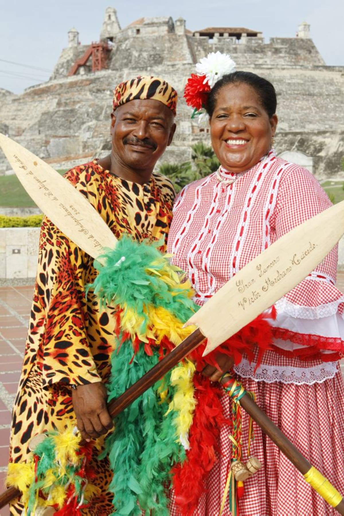 Víctor Medrano y Manuela Herrera.