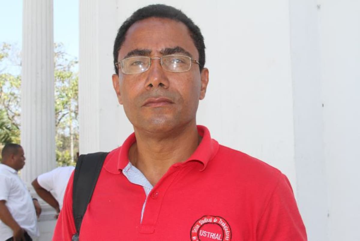 Freddy Marrugo Vera presidente de la organización sindical Ustrial JULIE PARRA BENÍTEZ