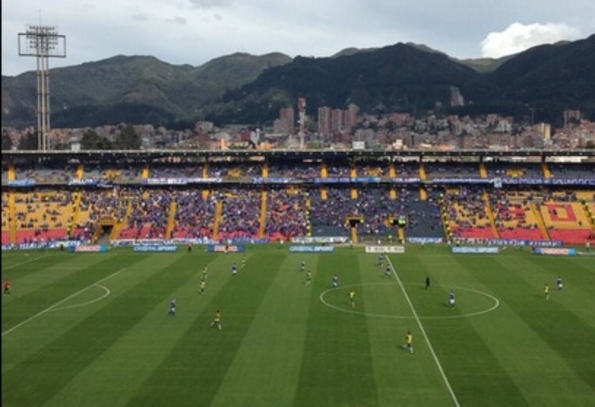 El partido se juega en el estadio Nemesio Camacho El Campin Cortesía Real Cartagena.