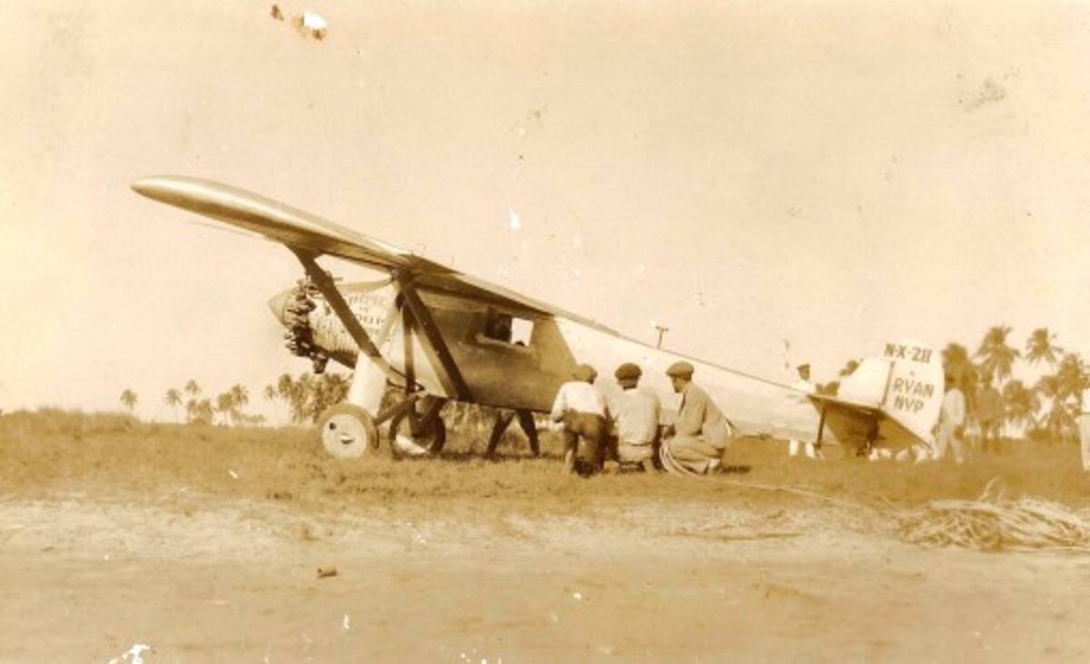 Cuando la avioneta de Charles Limberth aterrizó en Bocagrande, en 1928.