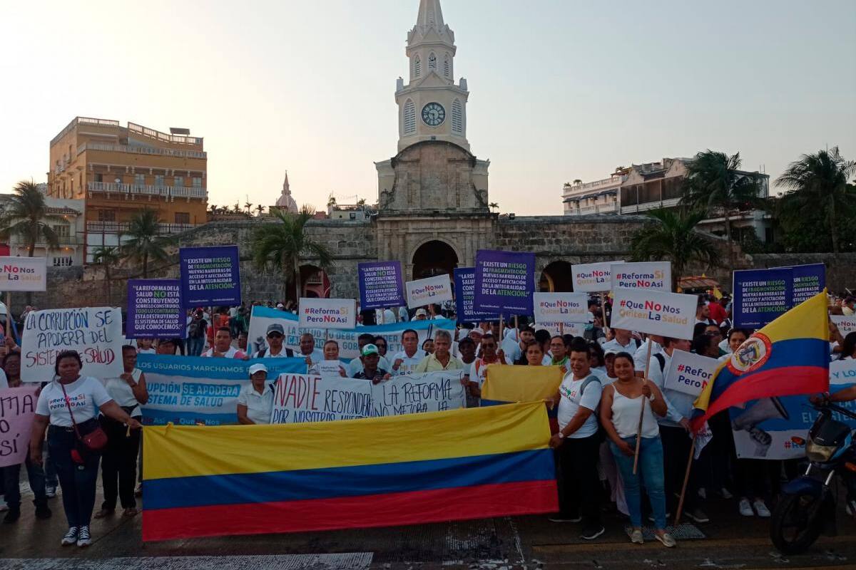 Así se vivieron en el país las protestas contra la reforma a la salud