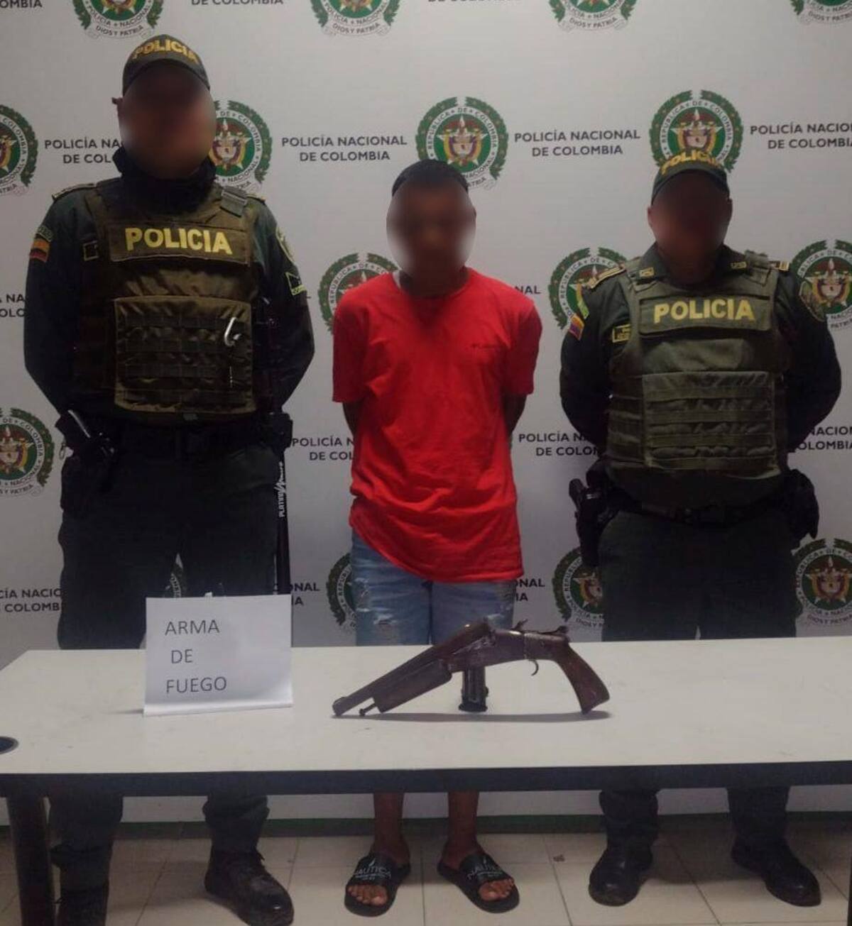 Alias ‘Davisito’ cayó con un arma de fuego ilegal.