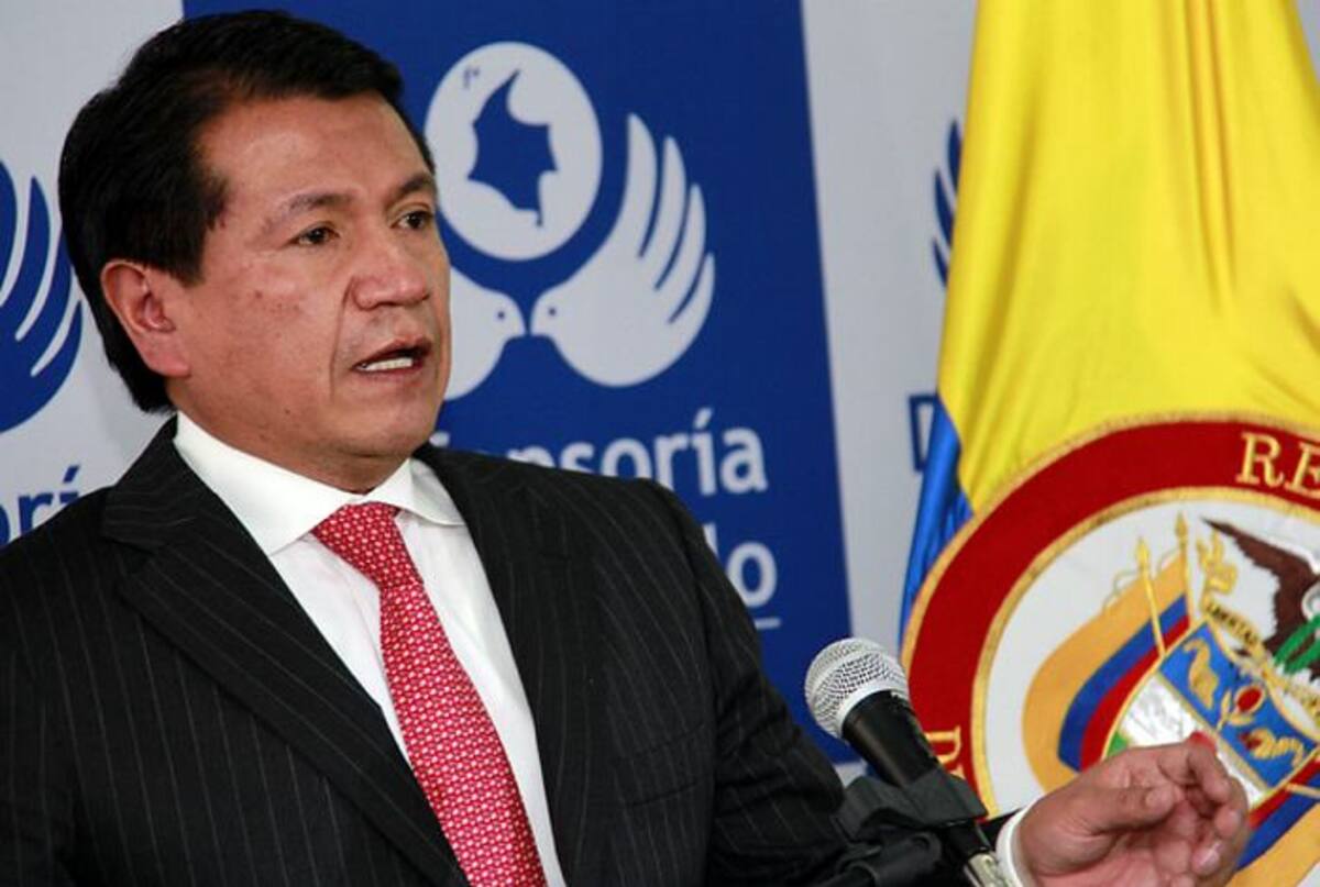 Jorge Armando Otálora, defensor del pueblo. FOTO: COLPRENSA