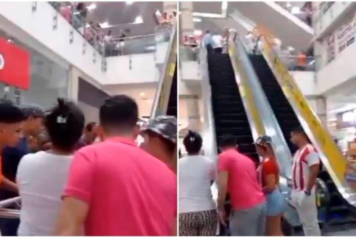 Niño de 4 años terminó con sus manos atrapadas en una escalera eléctrica