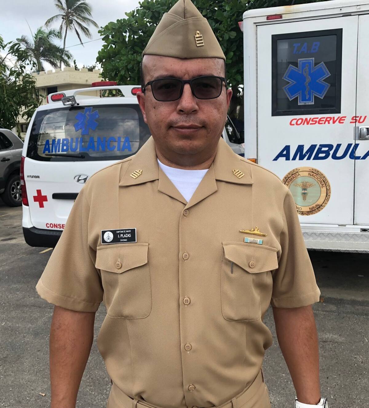 Capitán de Navío Ibo Plazas Moreno, director del Hospital Naval de Cartagena. El Universal