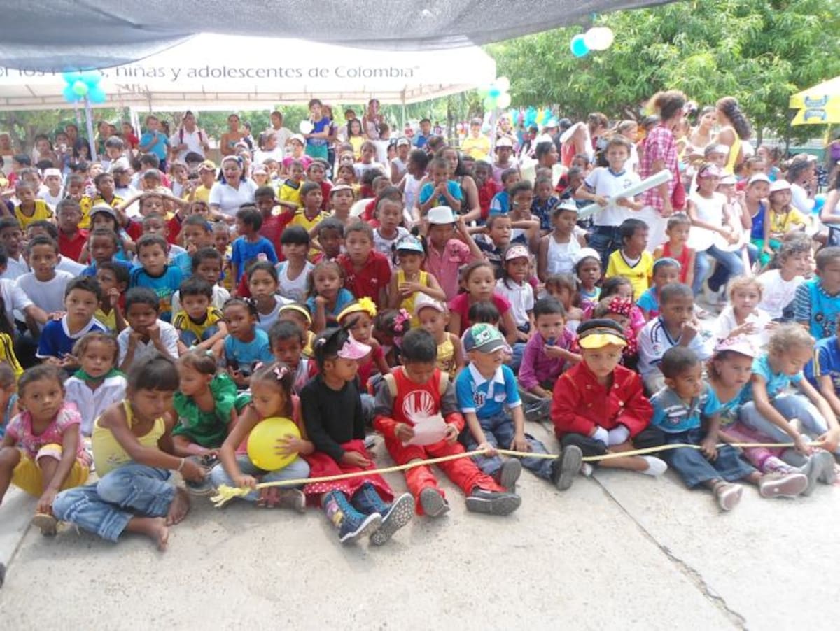 Los niños se disfrutaron su día.