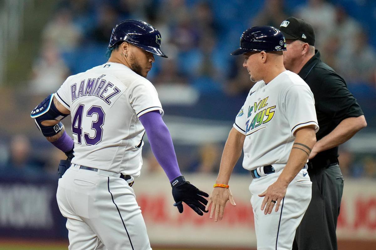 Harold Ramírez bateó un doble y anotó carrera en la derrota de Tampa