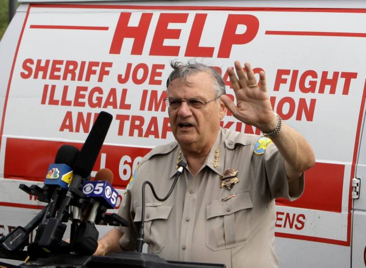 Joe Arpaio, jefe de policía del condado de Maricopa. AP Ross D. Franklin