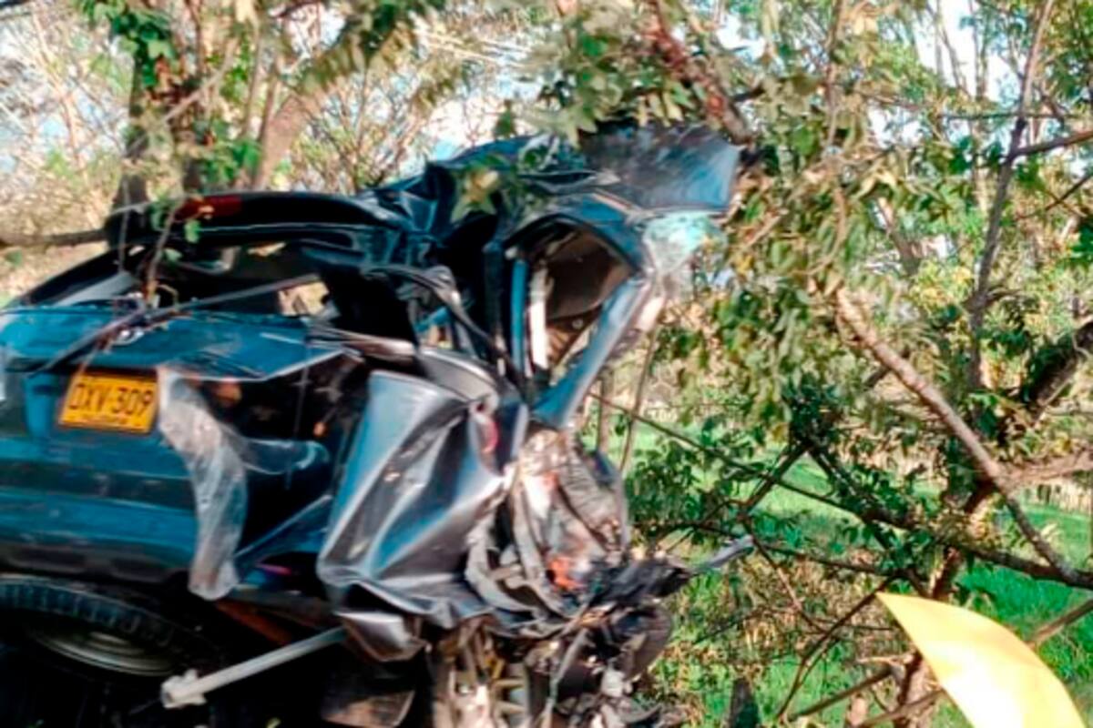 Dos funcionarios de Gobernación murieron en grave accidente