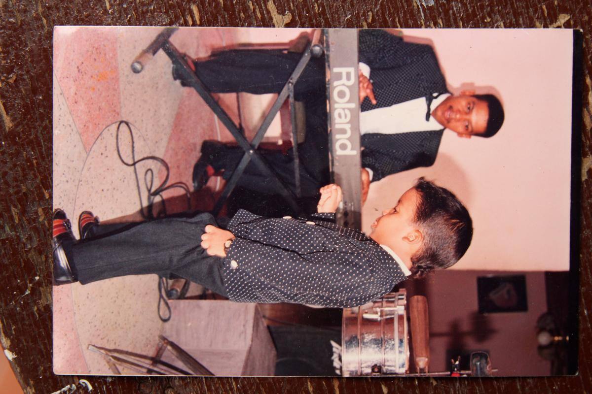 Víctor y su hijo Cristian.