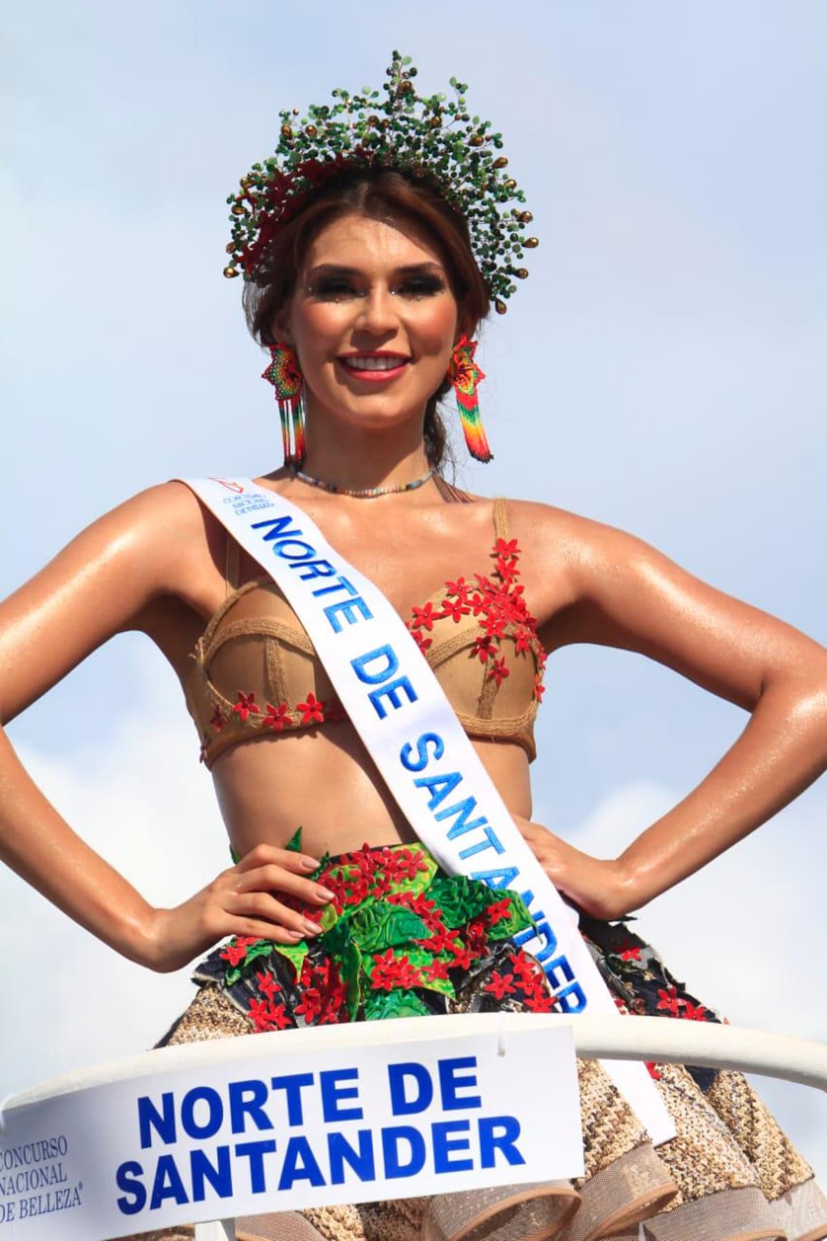 Señorita Norte de Santander, Andrea Katherine Yañez.//Foto: Julio Castaño - El Universal.