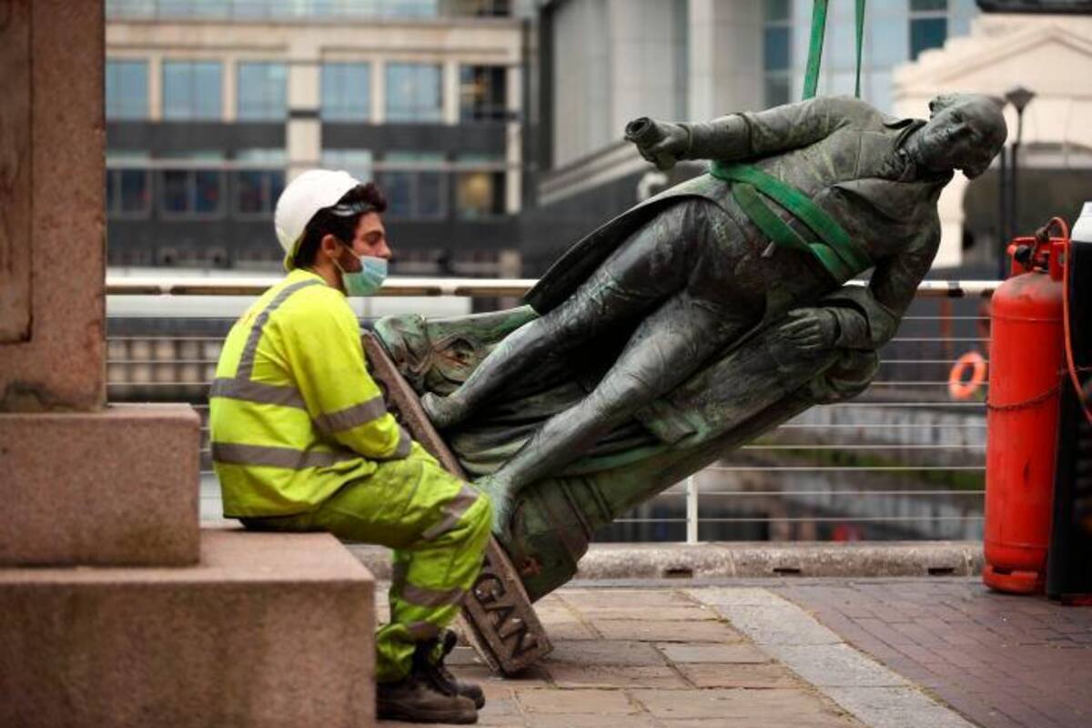 Reino Unido revisa sus estatuas de “racistas” mientras prosiguen las protestas