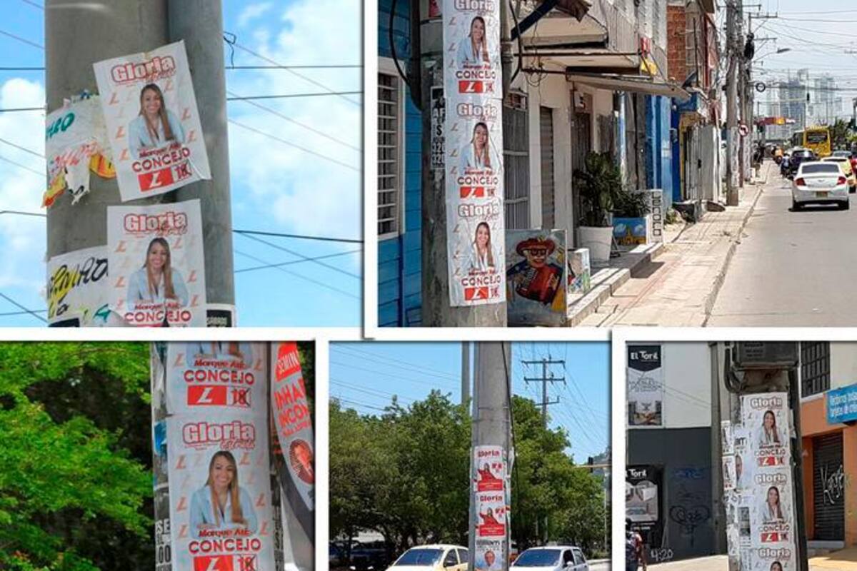 ¿Quién es Gloria Estrada, la candidata al Concejo que empapeló toda Cartagena?