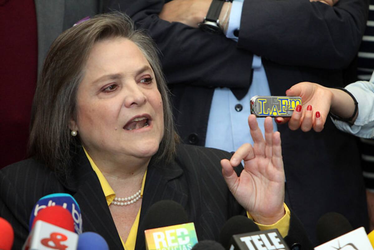 Clara López, presidenta del Polo Democrático Alternativo. COLPRENSA