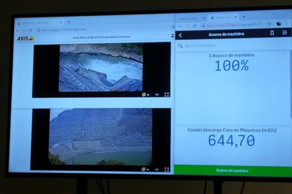 Se completó el cierre de la compuerta en Hidroituango