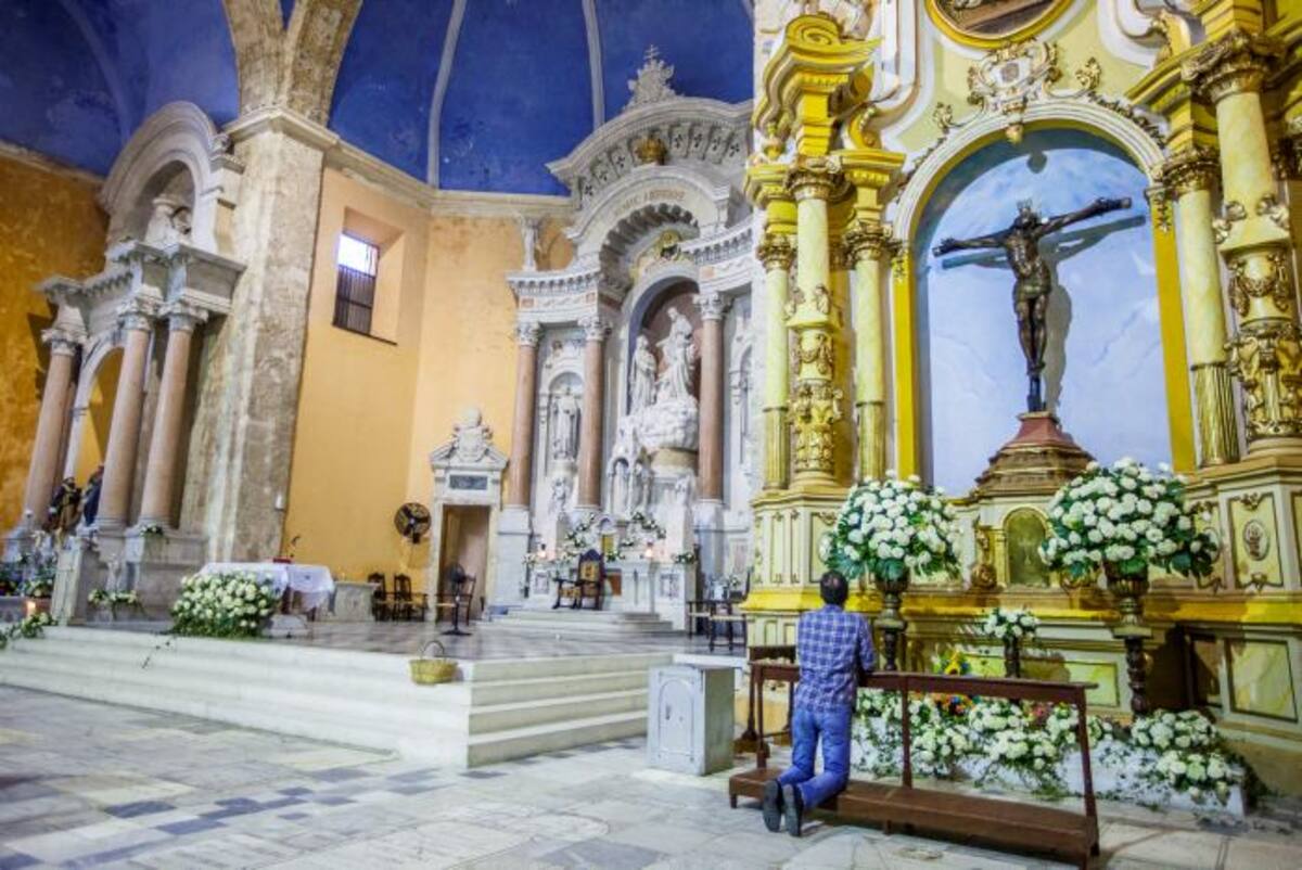 En épocas de la colonia, utilizaron al Cristo de la Expiración en una procesión para disipar una epidemia que azotaba a Cartagena. ARCHIVO