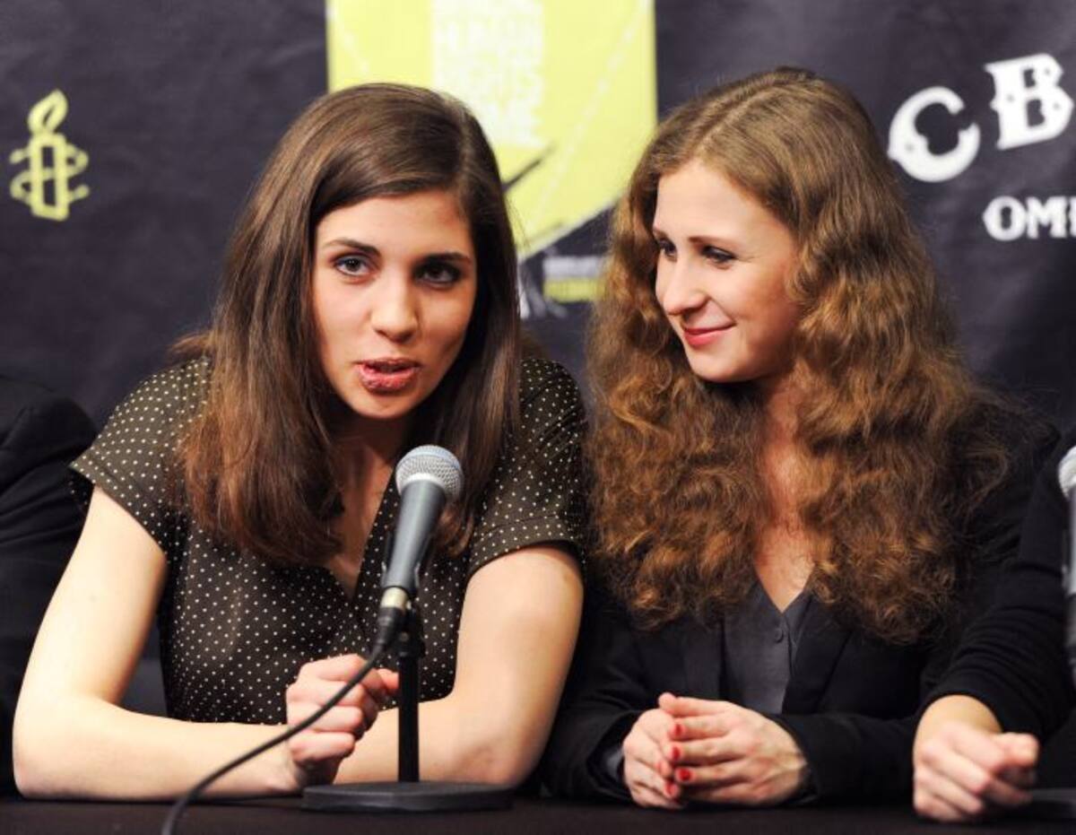 Nadejda Tolokonikova y Alejina. AP Evan Agostini