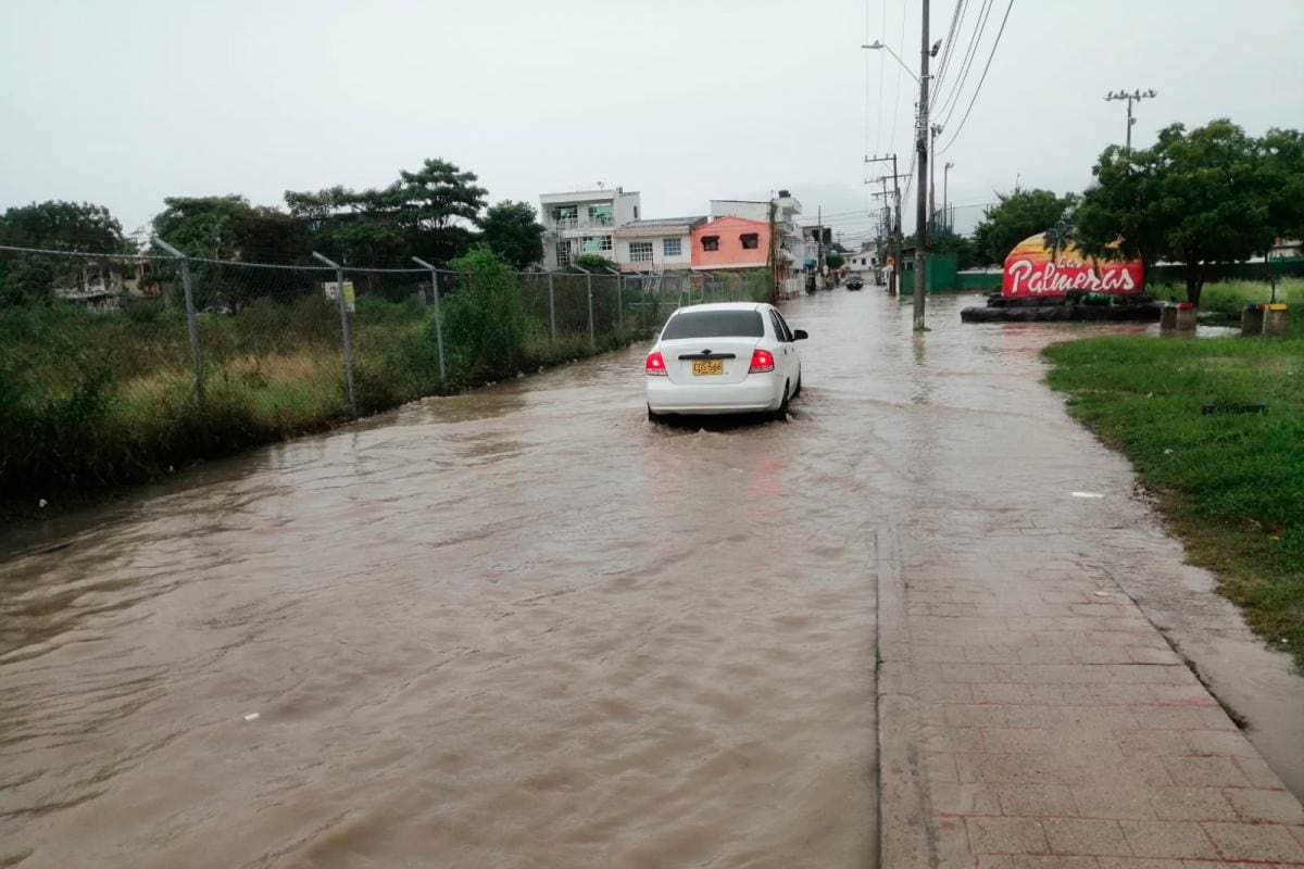 En fotos: torrencial aguacero en Cartagena dejó varias zonas inundadas
