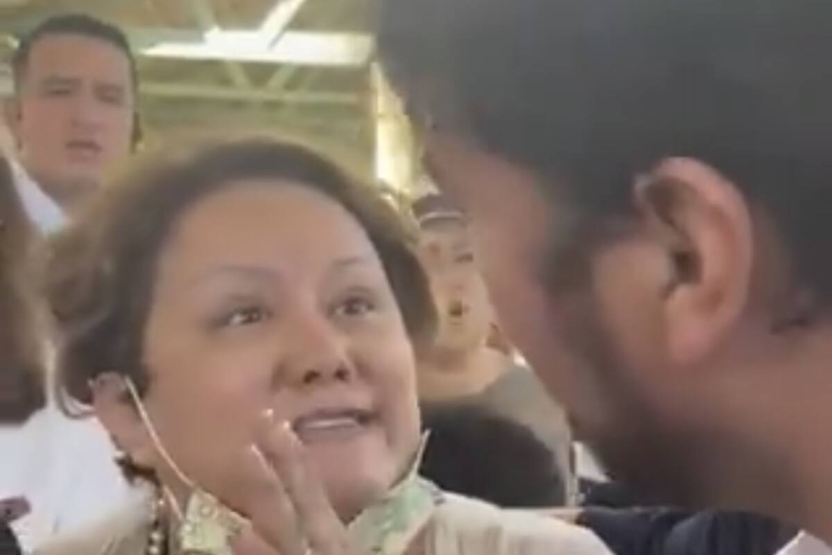 Mujer confronta a Pumarejo y le dice que la faltan pantalones