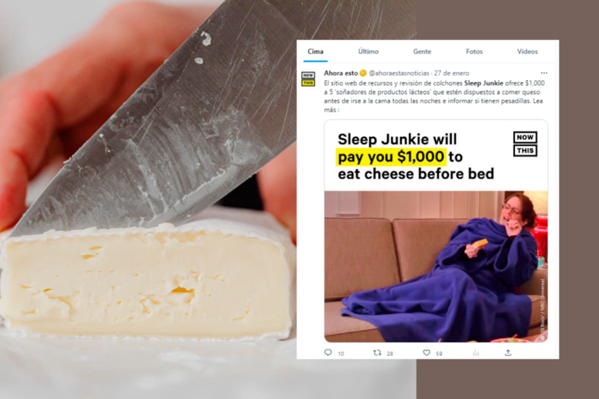 Compañía paga quincenas de hasta dos millones por comer queso en la noche