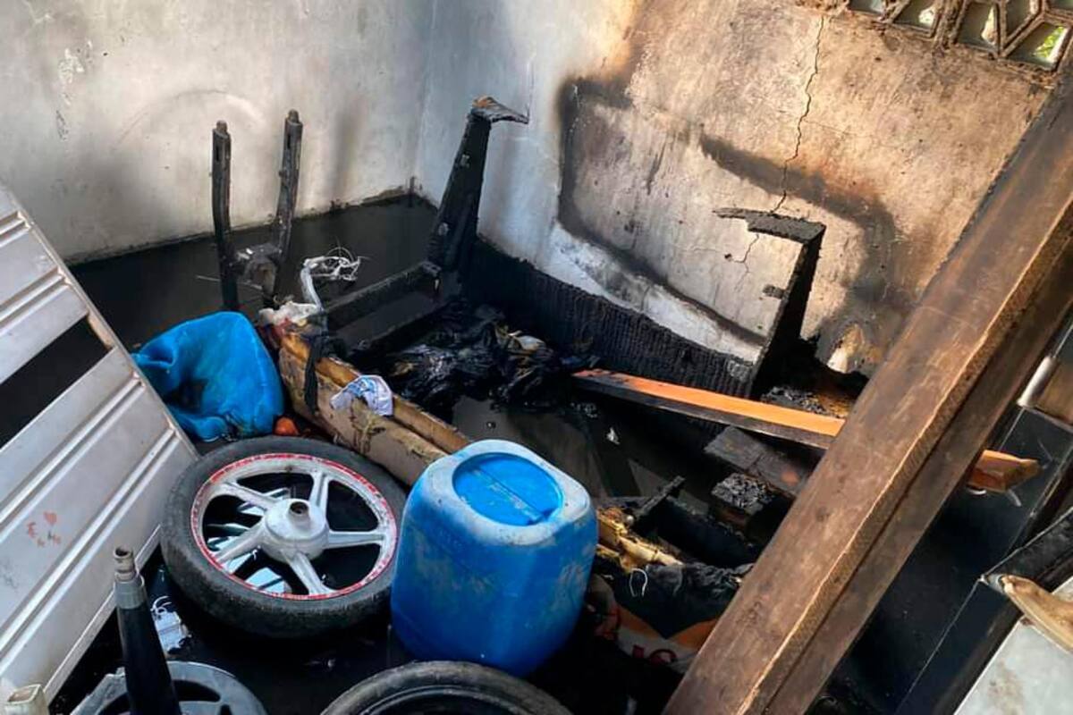 ¡Tragedia familiar! Incendio destruyó una vivienda en Olaya Herrera