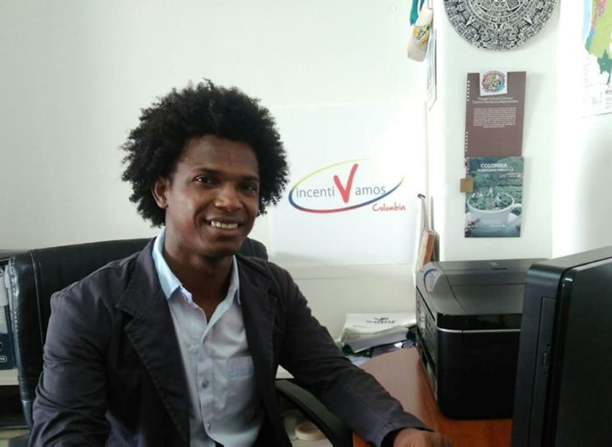 Orlando Martínez, joven nominado a Afrocolombiano del Año. CORTESÍA.