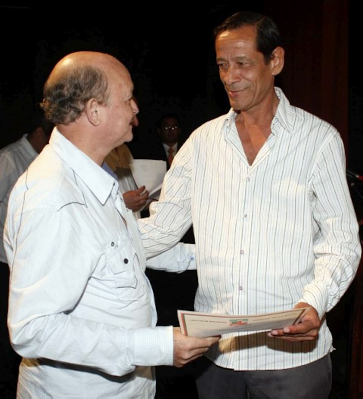 Alfonso Hamburguer (Televisión) y Manuel Morón.