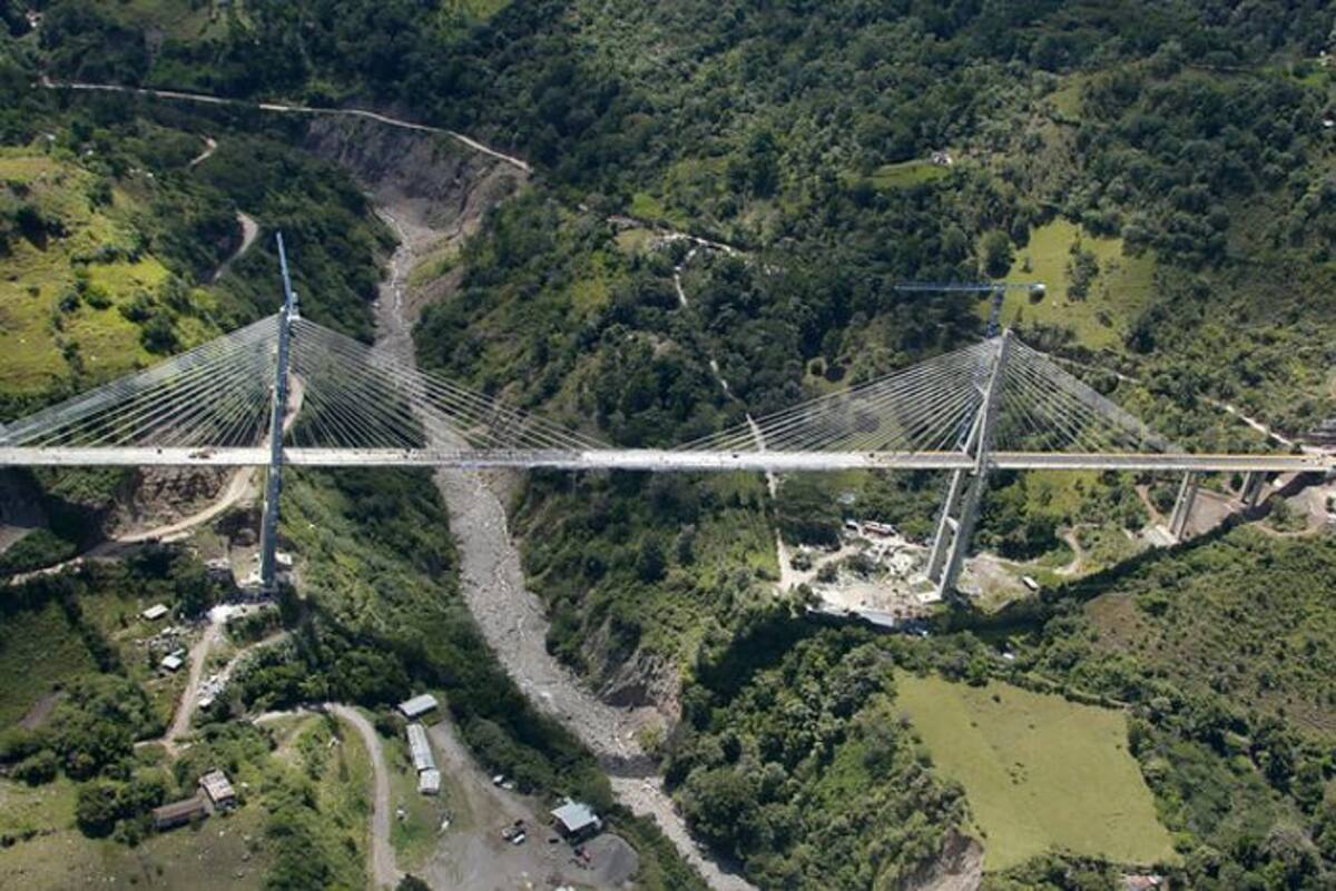 El Hisgaura sería el puente atirantado más alto de Suramérica. Colprensa