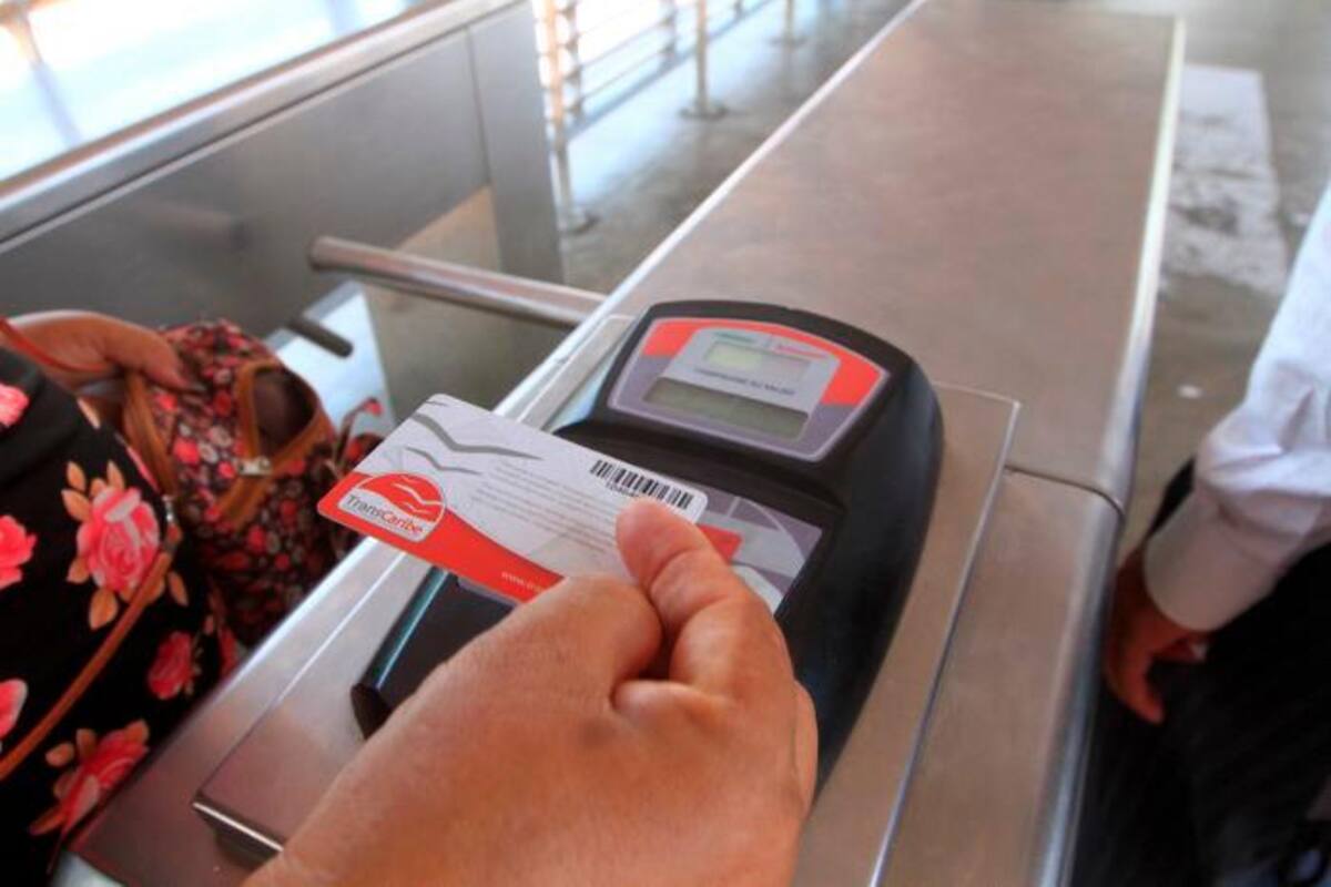 Tarjetas de Transcaribe suben de $5 mil a $6 mil; ya están a la venta