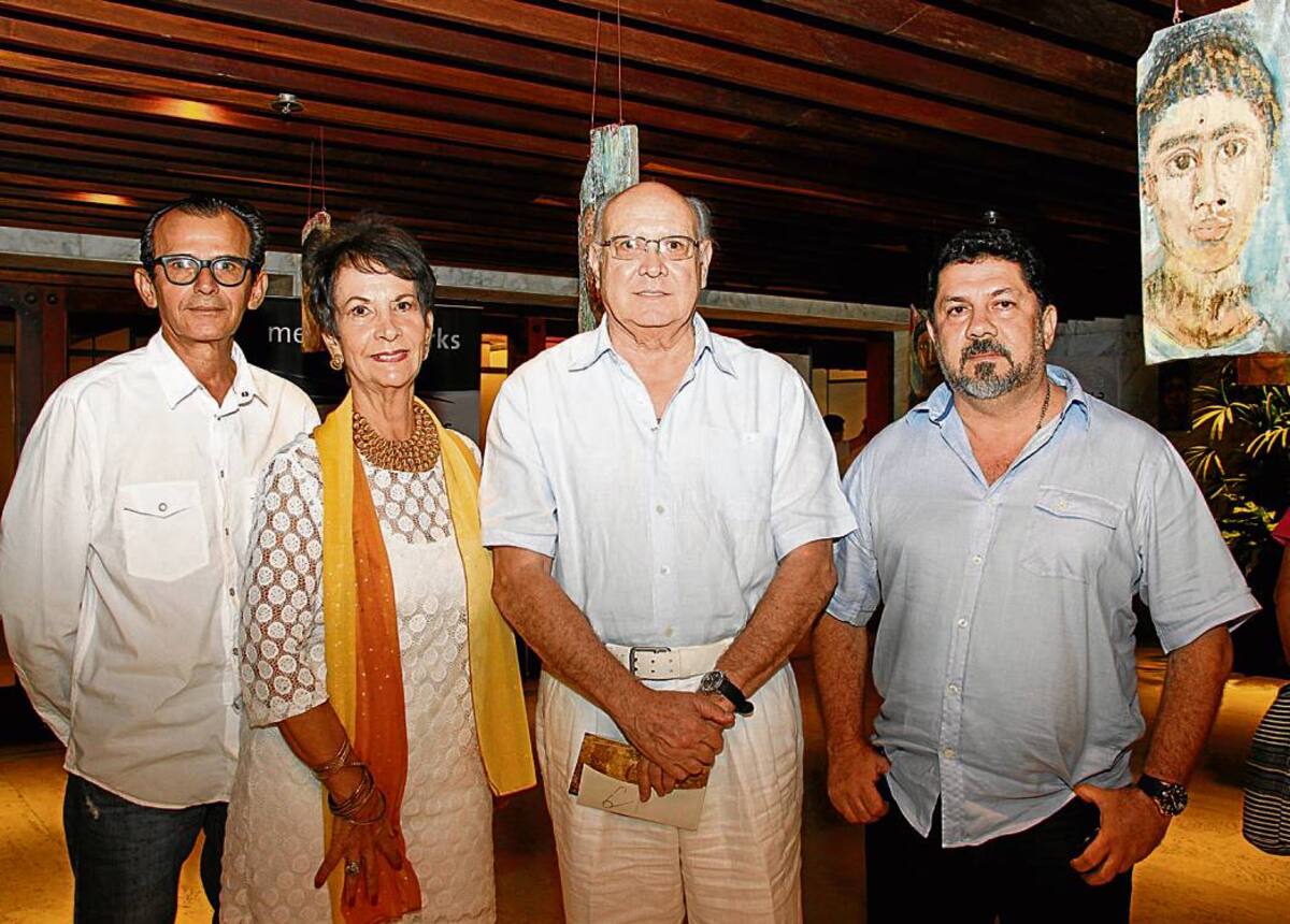 Luis Eduardo González, María del Socorro Pinzón, Hum-berto Rodríguez y Alejandro Hoyos.