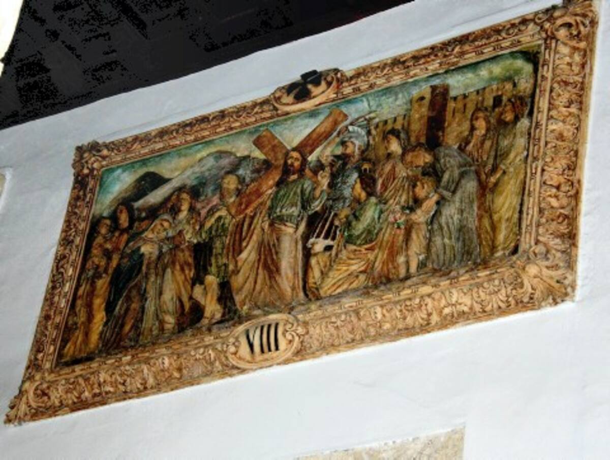 El Vía Crucis fue una de las ibras restauradas en la Catedral.