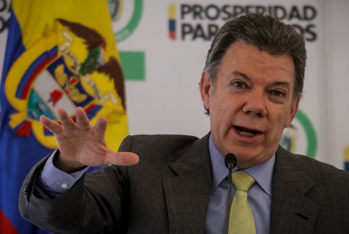 Juan Manuel Santos, presidente de Colombia. COLPRENSA