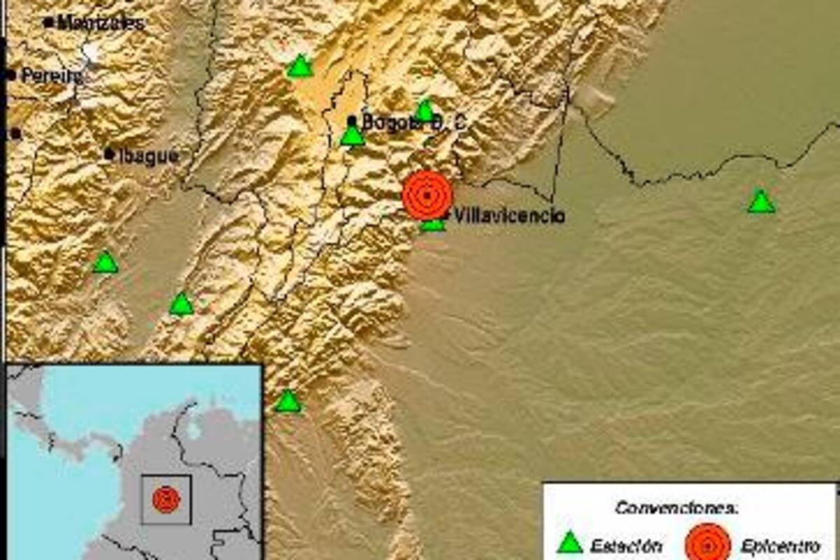 Nuevo sismo sacude a Colombia este 1 de septiembre