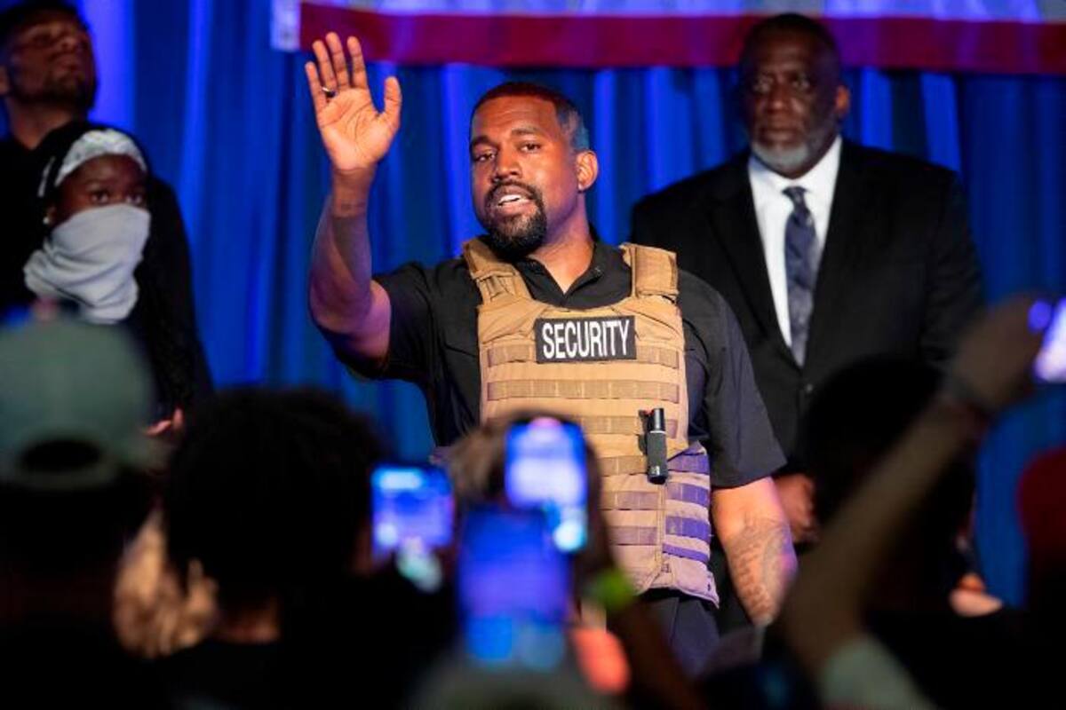 West se estrena en campaña y propone dar 1 millón dólares a quien tenga bebé