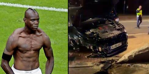 ¡Grave! Mario Balotelli sufre aparatoso accidente de tránsito