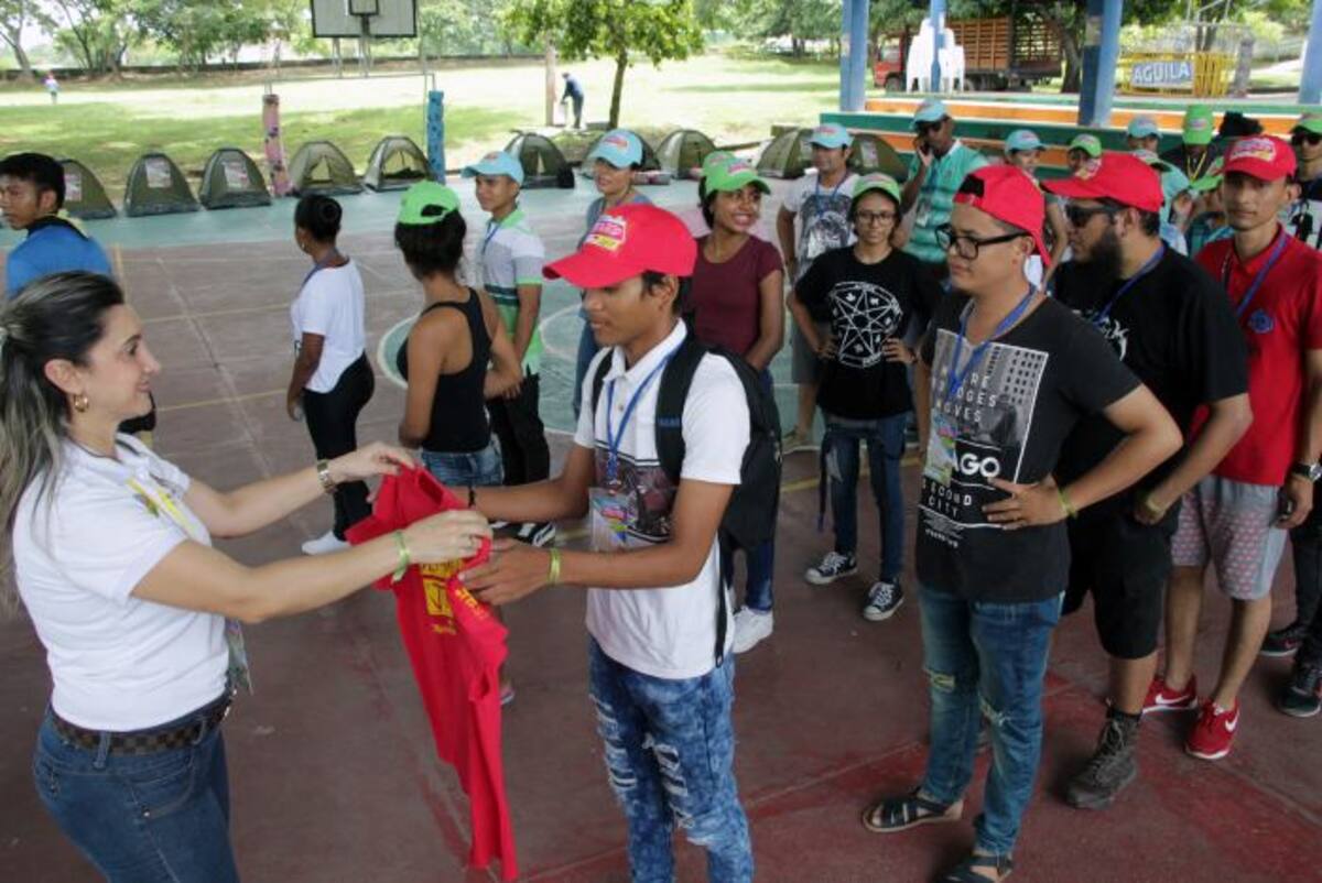 El primer Campamento Municipal de Juventudes se desarrolló en el centro recreacional Los Campanos. Manuel Santiago Pérez.