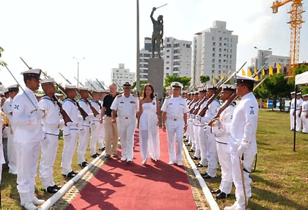 Homanaje a José Prudencio Padilla en Barranquilla. CORTESÍA