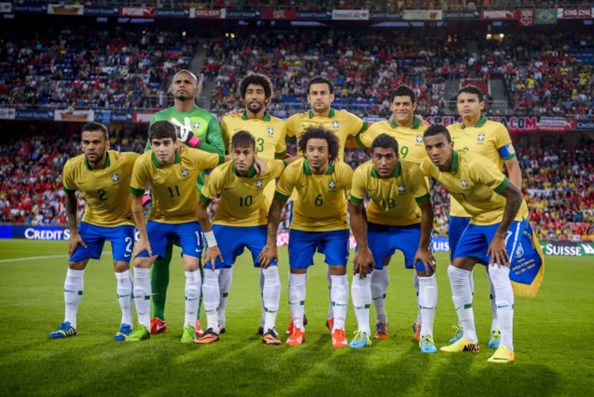 Brasil se muestra como el favorito para el Mundial de Brasil 2014. AFP FABRICE COFFRINI