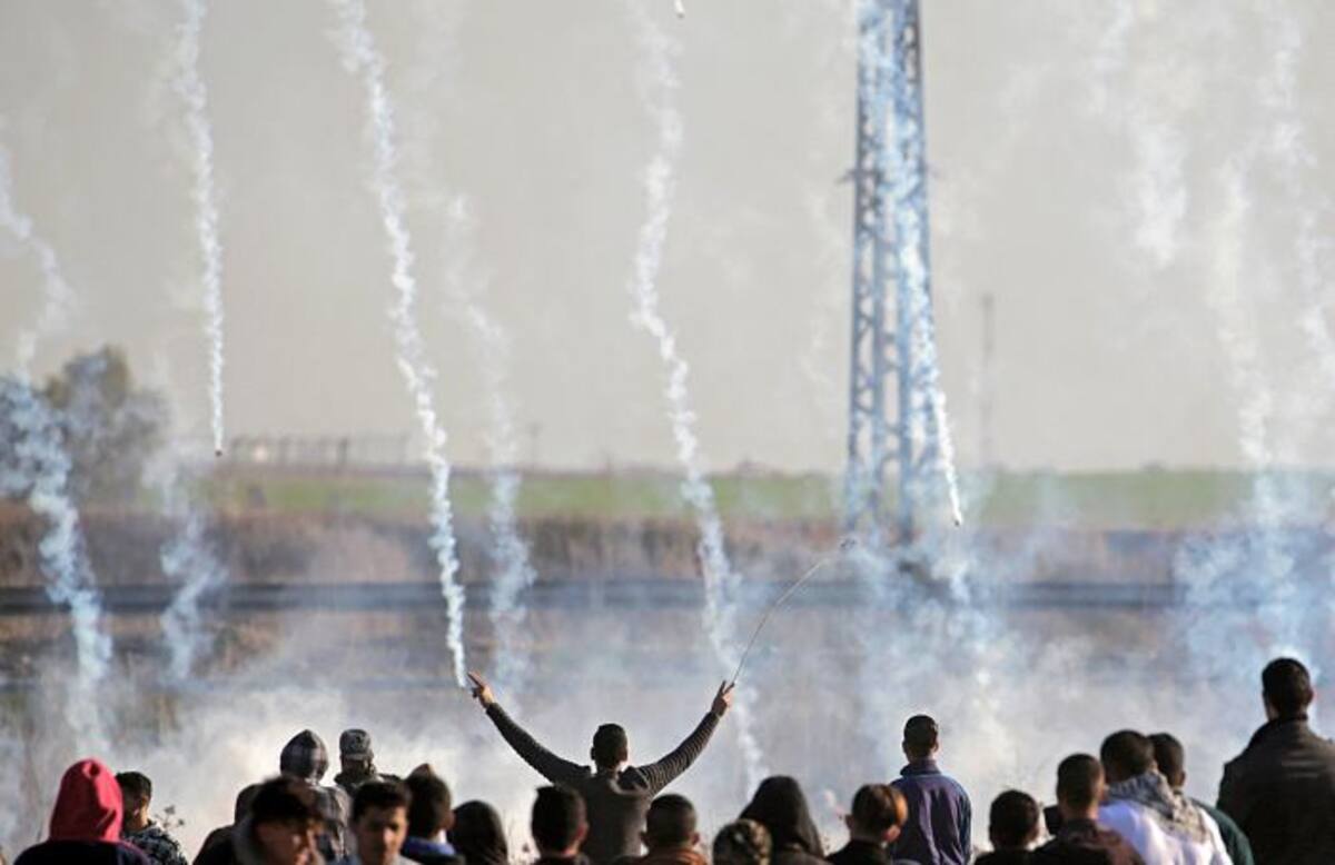 Cientos de palestinos resultaron heridos en enfrentamientos con las fuerzas de seguridad en Jerusalén Este, Gaza y Cisjordania. EFE